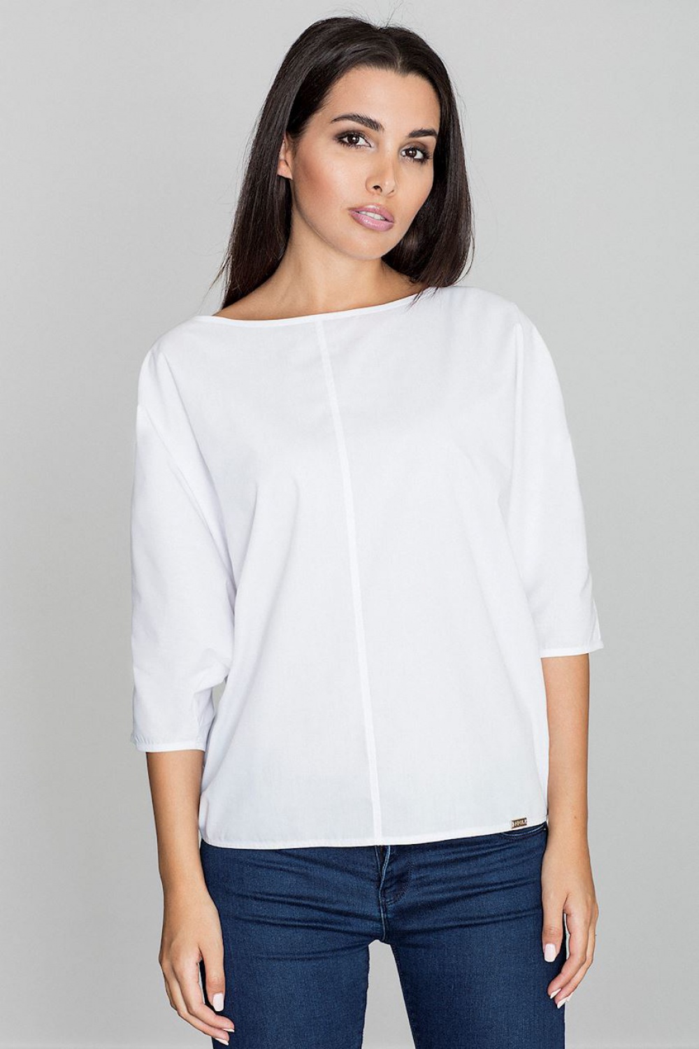 Bluzka Model M563 White - Figl111080 - Biały