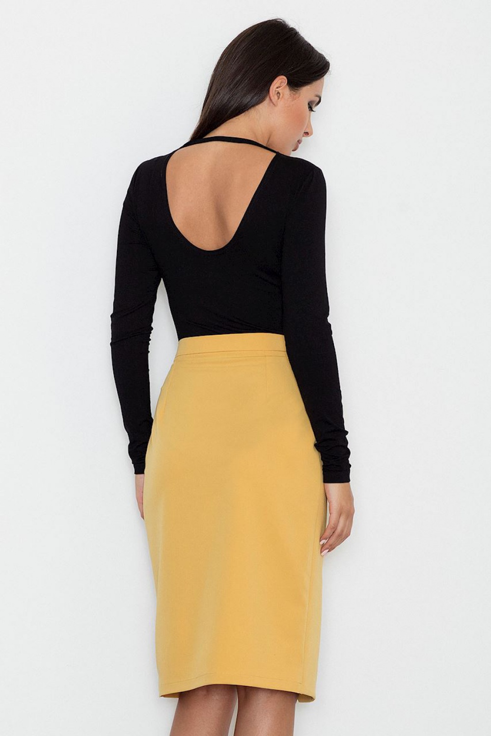 Spódnica Model M559 Yellow - Figl111094 - Żółty - obrazek 2