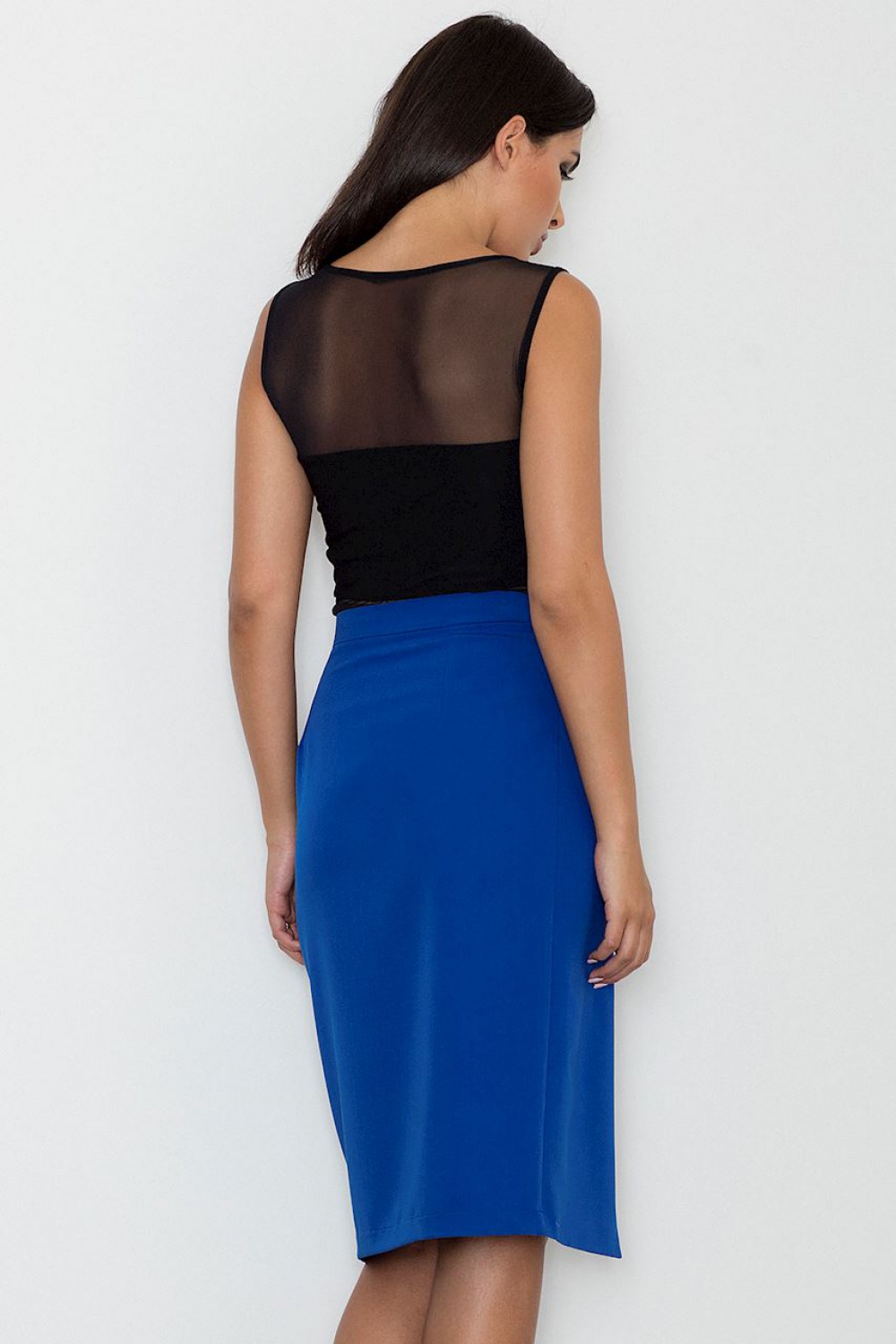 Spódnica Model M559 Blue - Figl111096 - Niebieski - obrazek 2