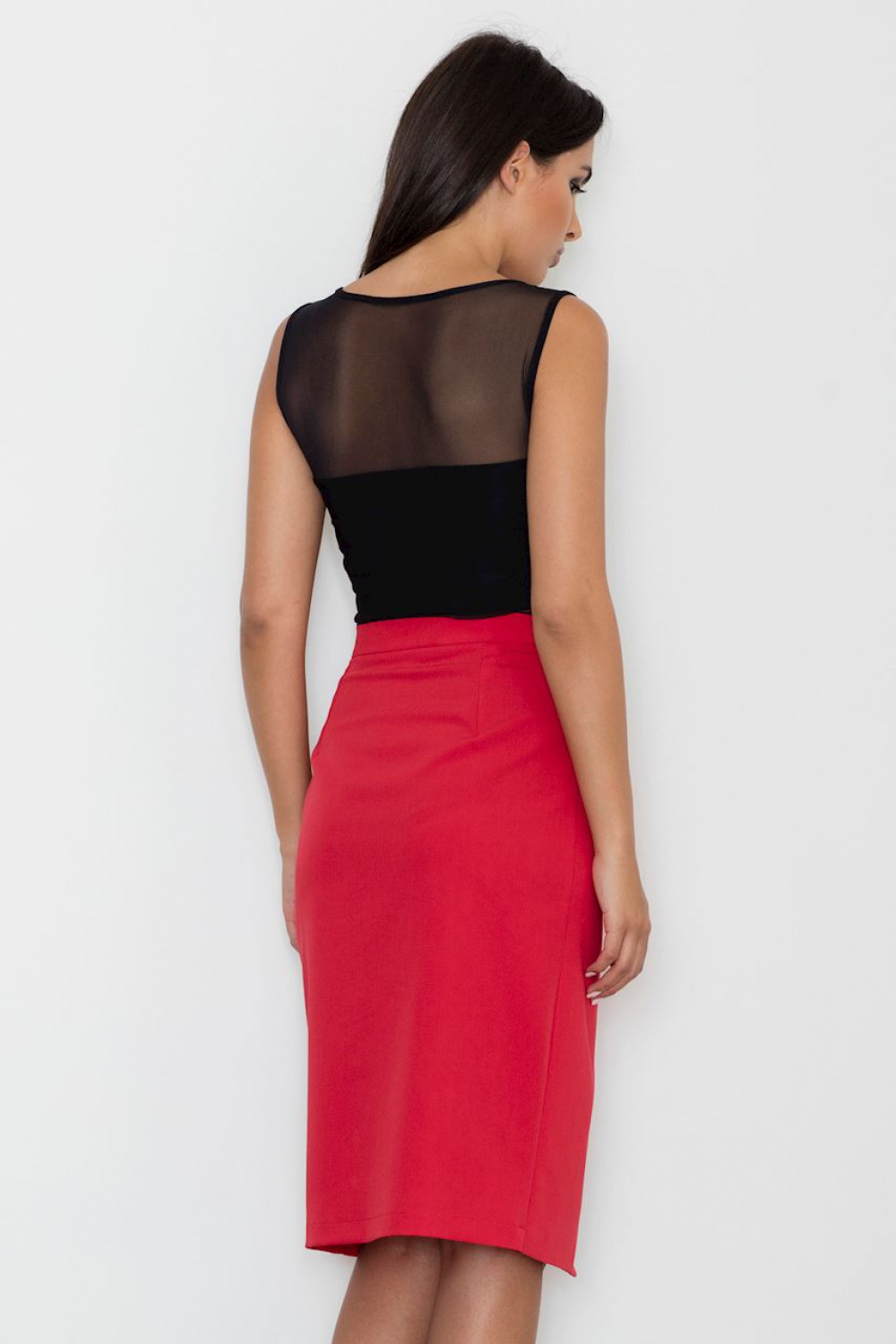 Spódnica Model M559 Red - Figl111098 - Czerwony - obrazek 2