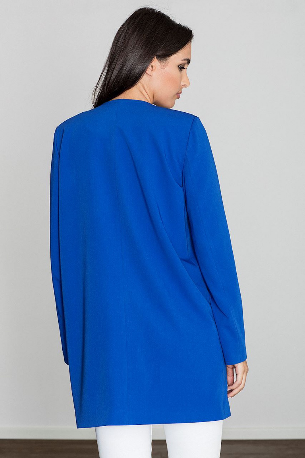 Płaszcz Damski Model M551 Blue - Figl111122 - Niebieski - obrazek 2