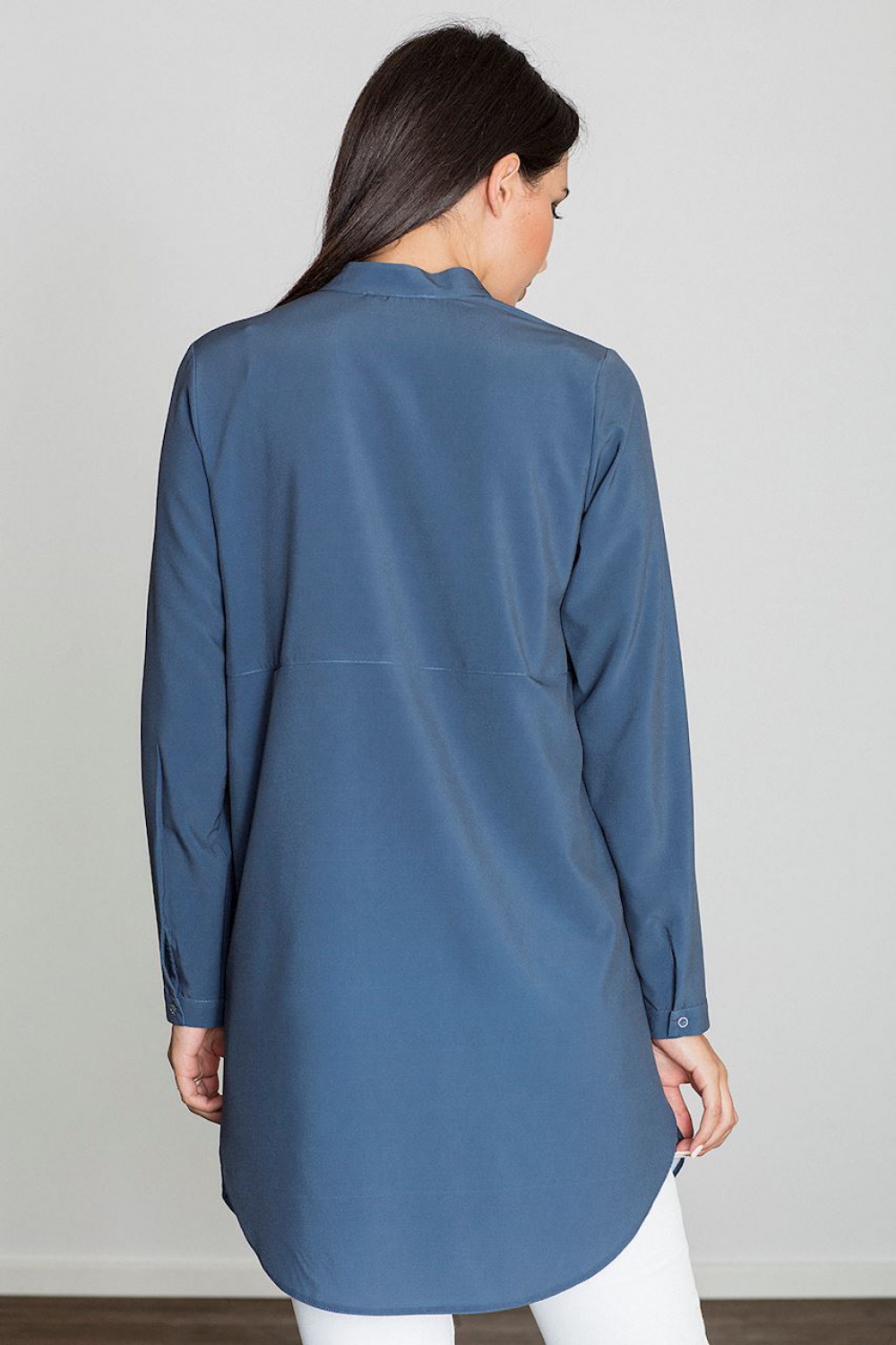 Tunika Model M545 Navy - Figl111151 - Granatowy - obrazek 2