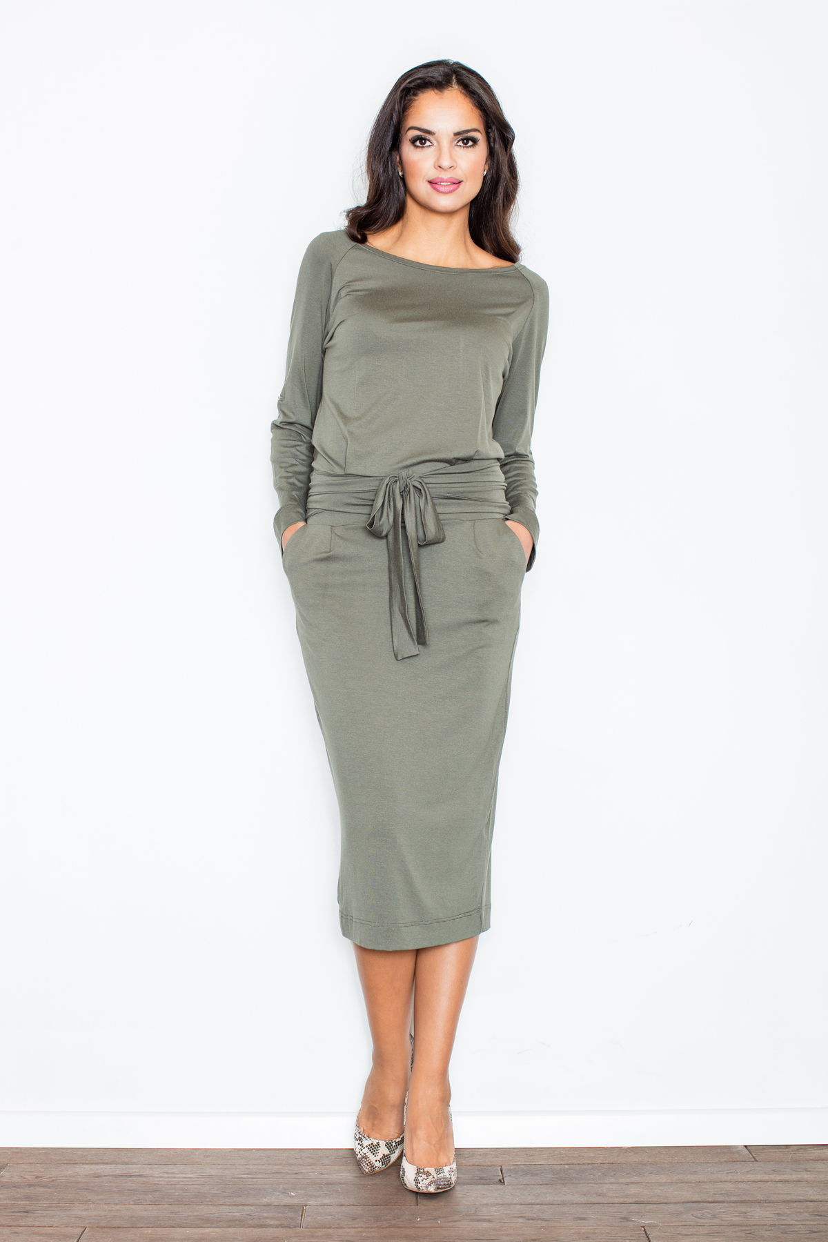 Sukienka Model 246 Olive - Figl28089 - Zielony
