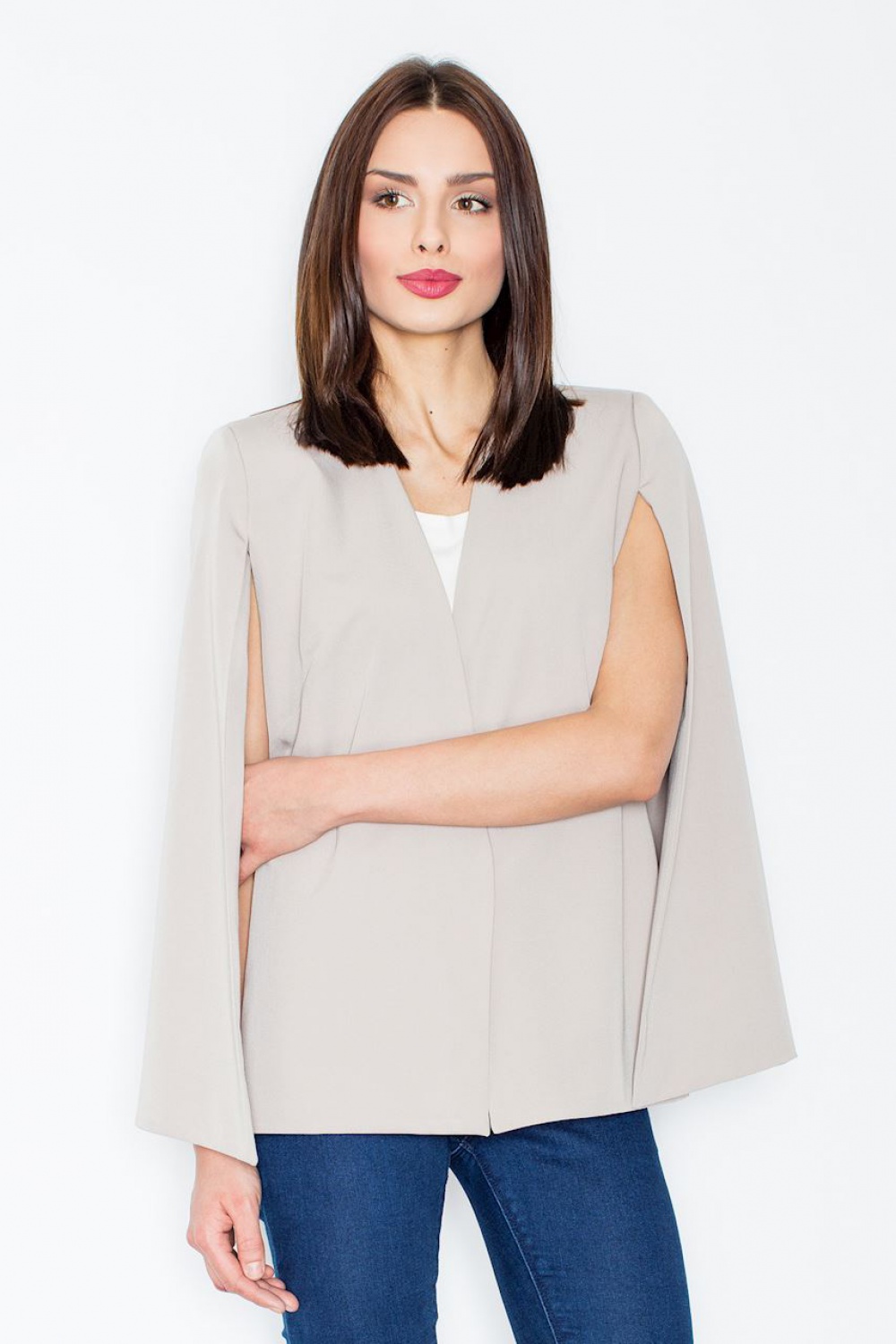 Żakiet Model M448 Beige - Figl111514 - Beżowy