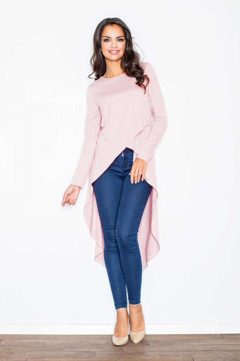 Tunika Model M412 Pink - Figl111527 - Różowy