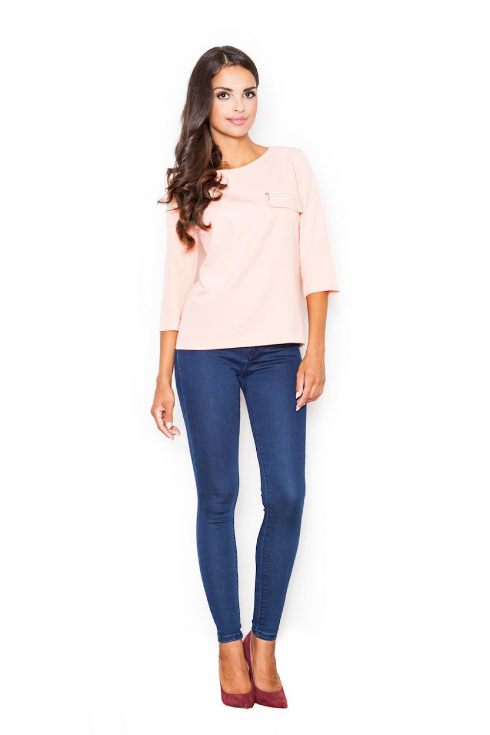 Bluzka Model M393 Pink - Figl111530 - Różowy - obrazek 4