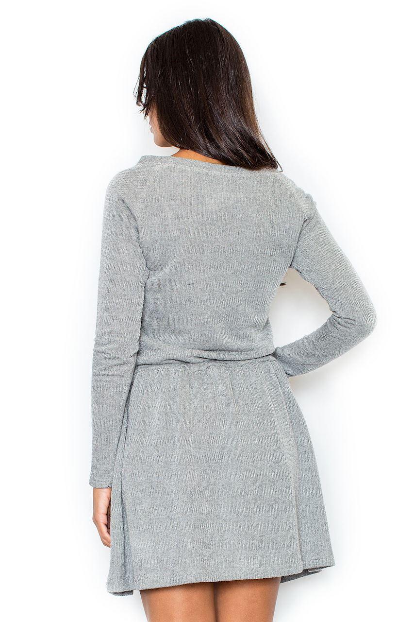Sukienka Model 334 Dark Grey - Figl44260 - - obrazek 2