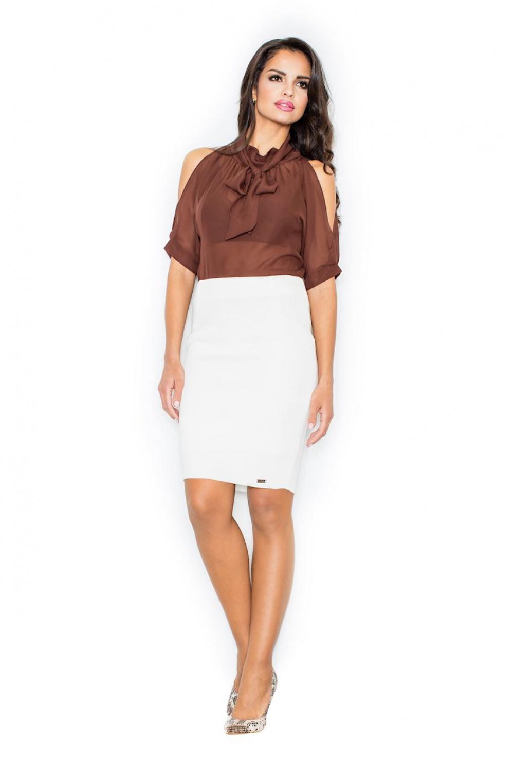 Bluzka Model M113 Brown - Figl111741 - Brązowy - obrazek 4