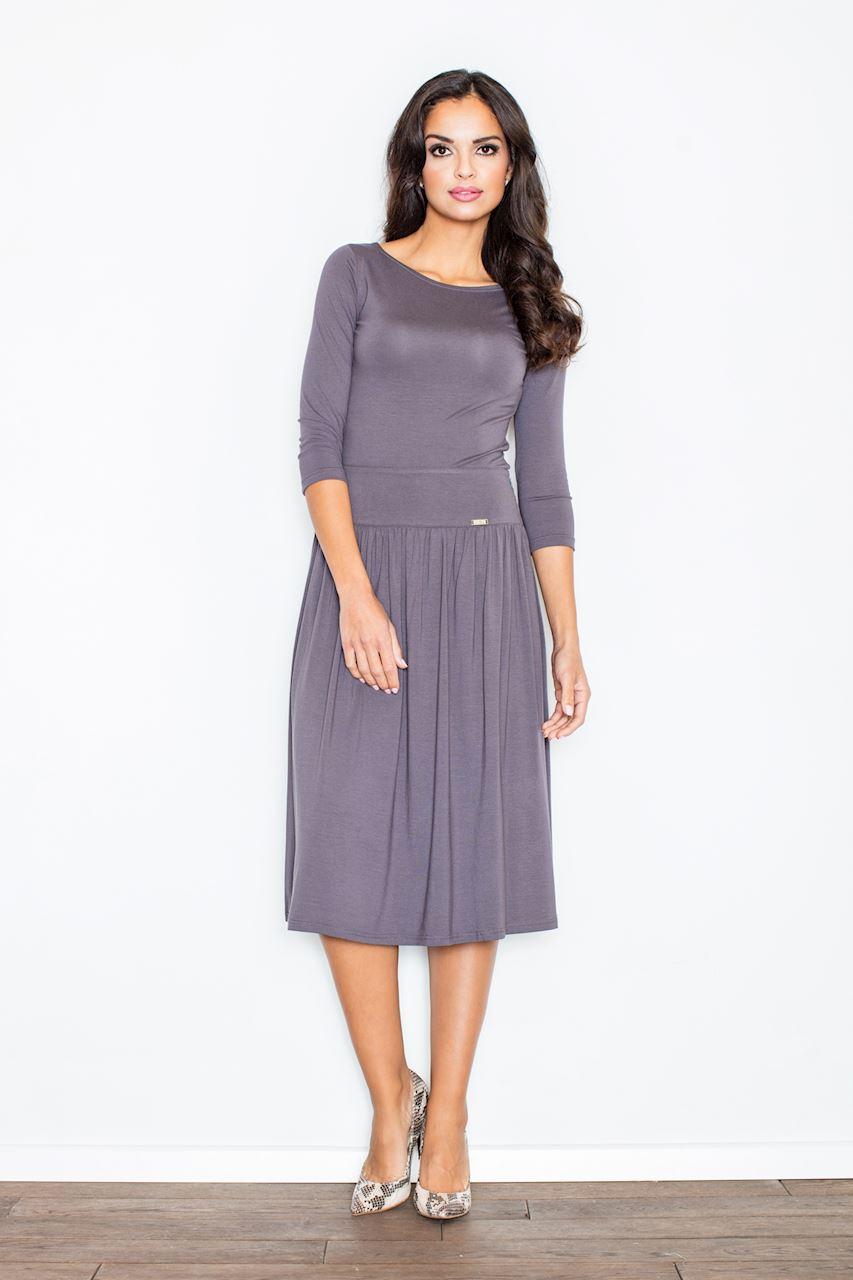 Sukienka Komplet Model 322 Grey - Figl43886 - Szary