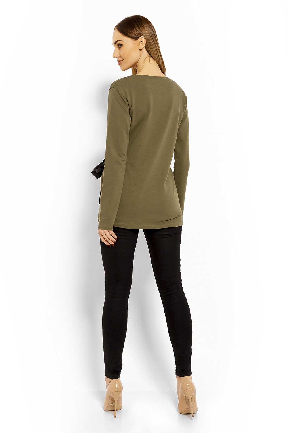 Bluzka Model 1626 Khaki - PeeKaBoo113248 - Zielony - obrazek 3