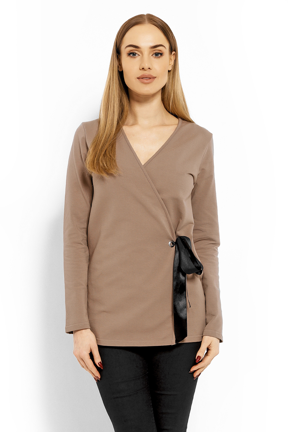 Bluzka Model 1626 Cappuccino - PeeKaBoo113250 - Beżowy