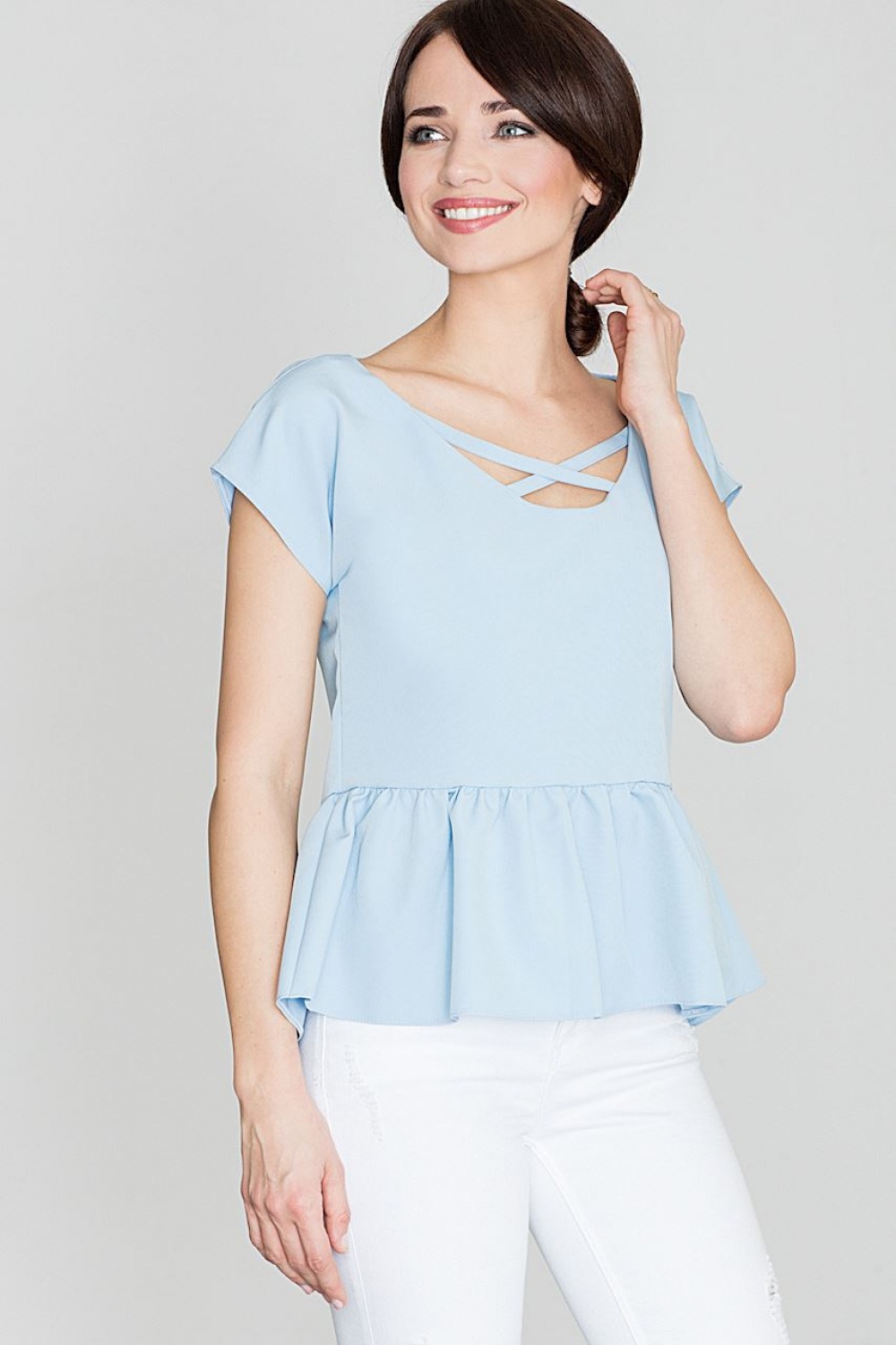 Bluzka Model K396 Blue - Lenitif114305 - Niebieski