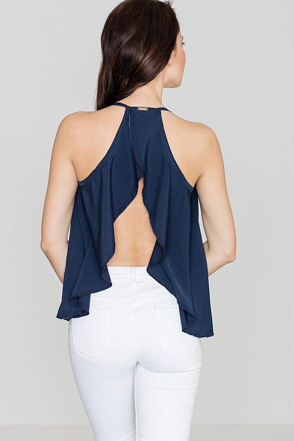 Bluzka Model K392 Navy - Lenitif114312 - Granatowy - obrazek 2