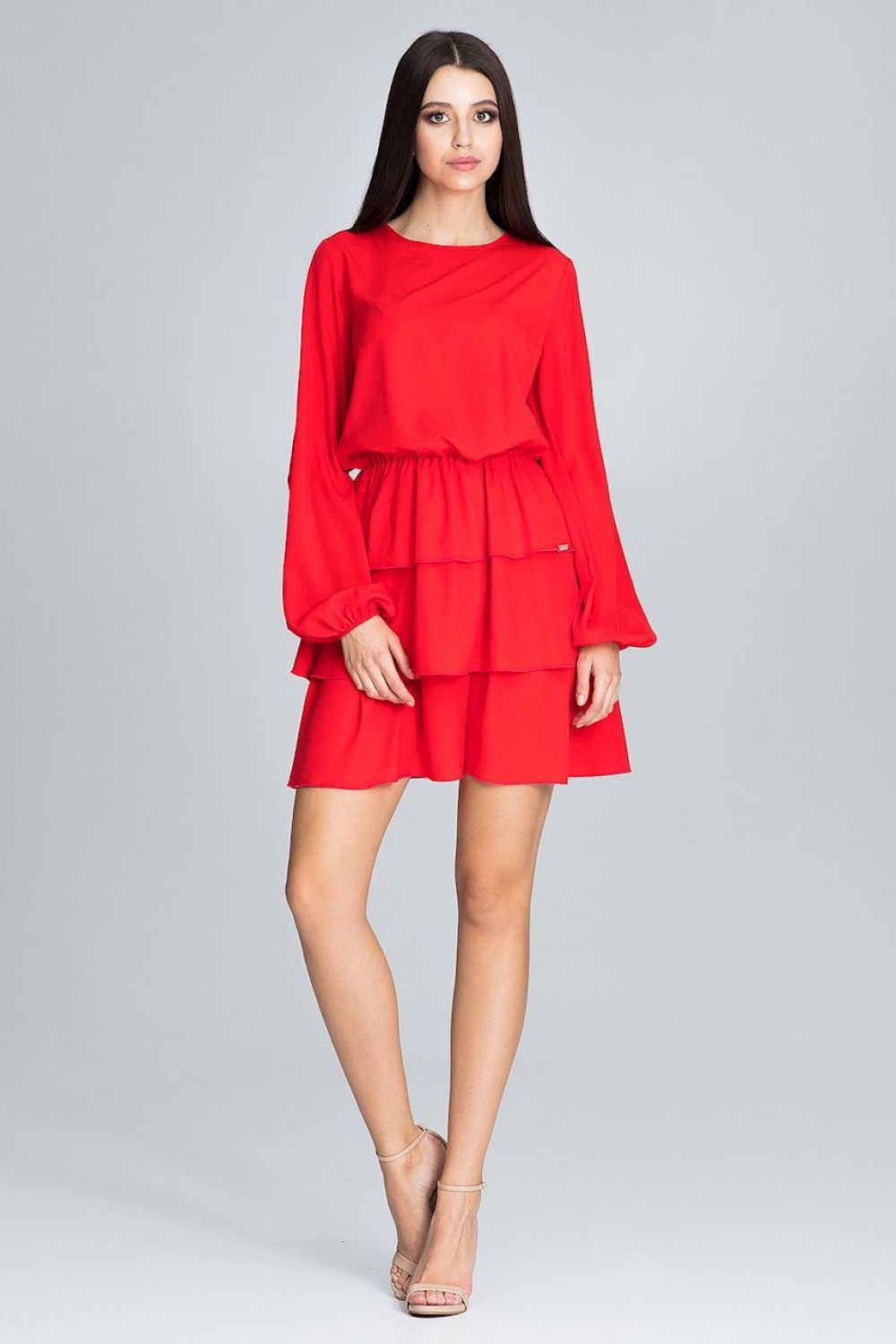 Sukienka Model M601 Red - Figl116345 - Czerwony