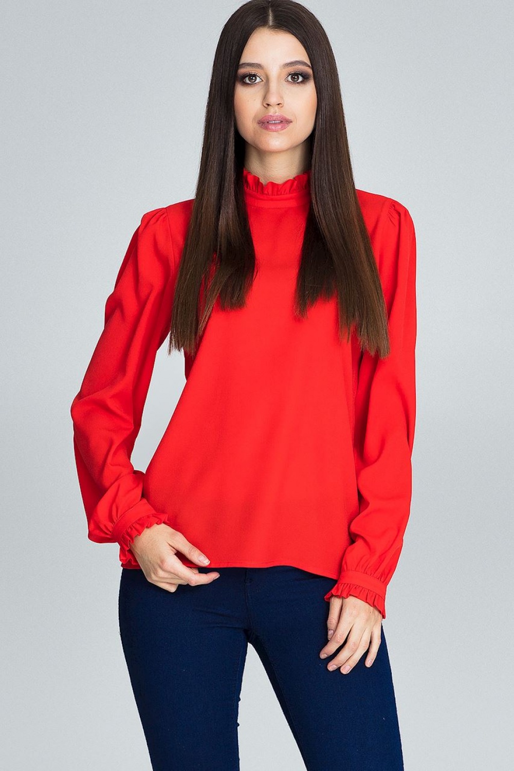 Bluzka Model M595 Red - Figl116366 - Czerwony