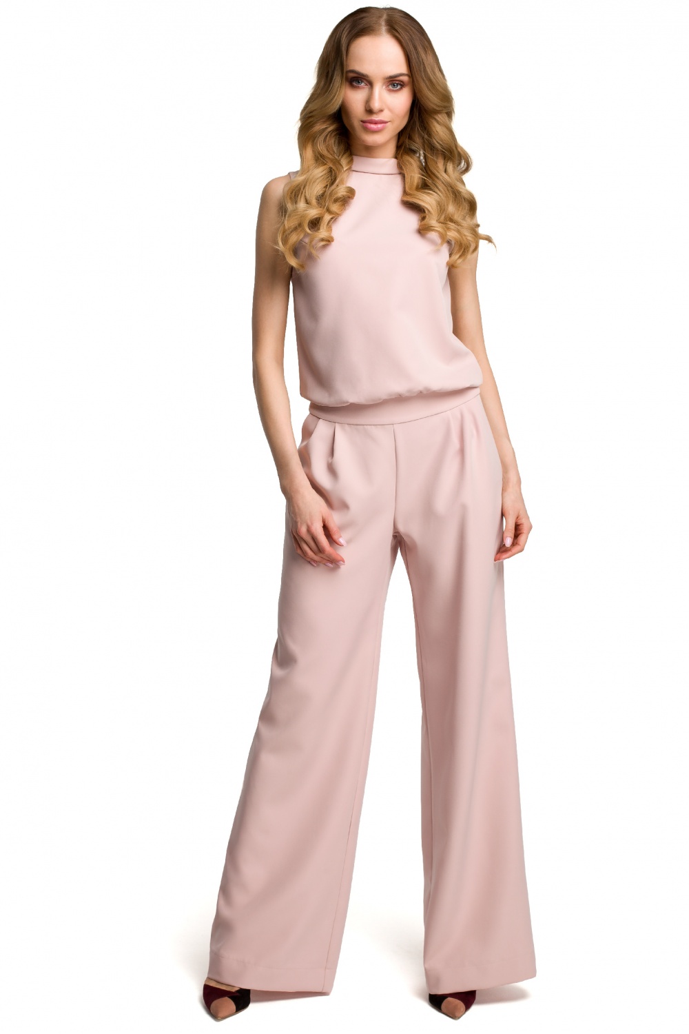 Kombinezon Damski Model MOE382 Powder Pink - Moe117567 - Różowy