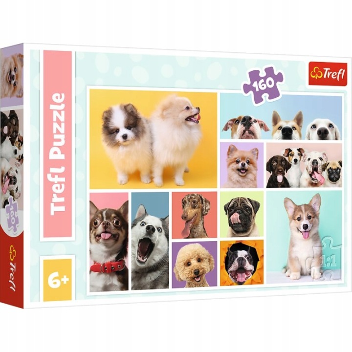 TREFL 15412 Puzzle 160 Psia przyjaźń