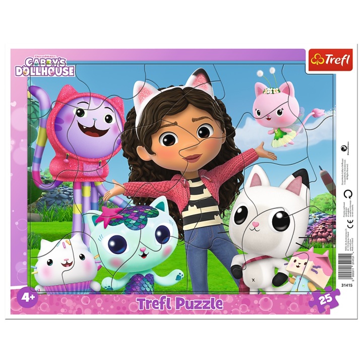 TREFL 31415 Puzzle 25 Ramkowe Poznaj Gabi