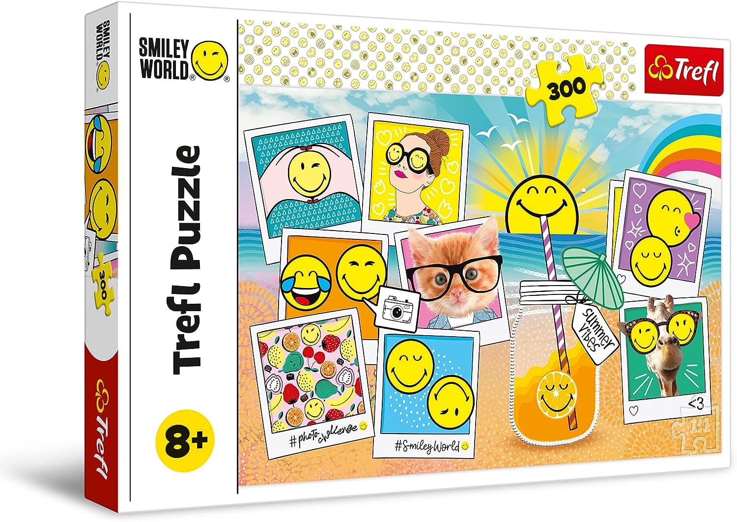 TREFL 23019 Puzzle 300 Smiley na wakacjach