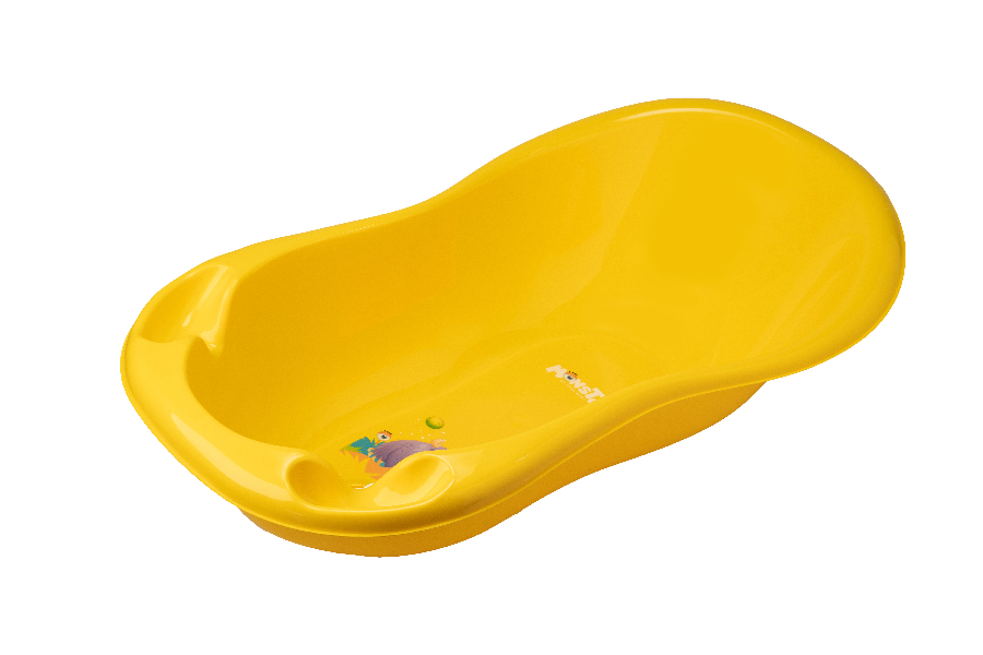 TEGA MN-005-124 Wanienka duża 102cm LUX Monsters z odpływem żółty