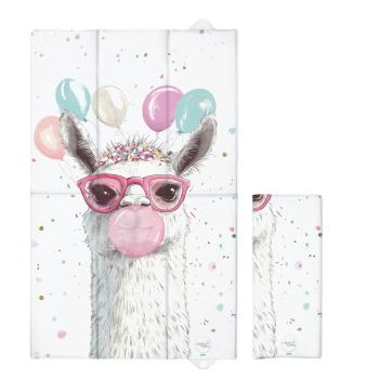 CEBA 307-000-782 Składana mata do przewijania duża 50x80 Basic Crazy Lama