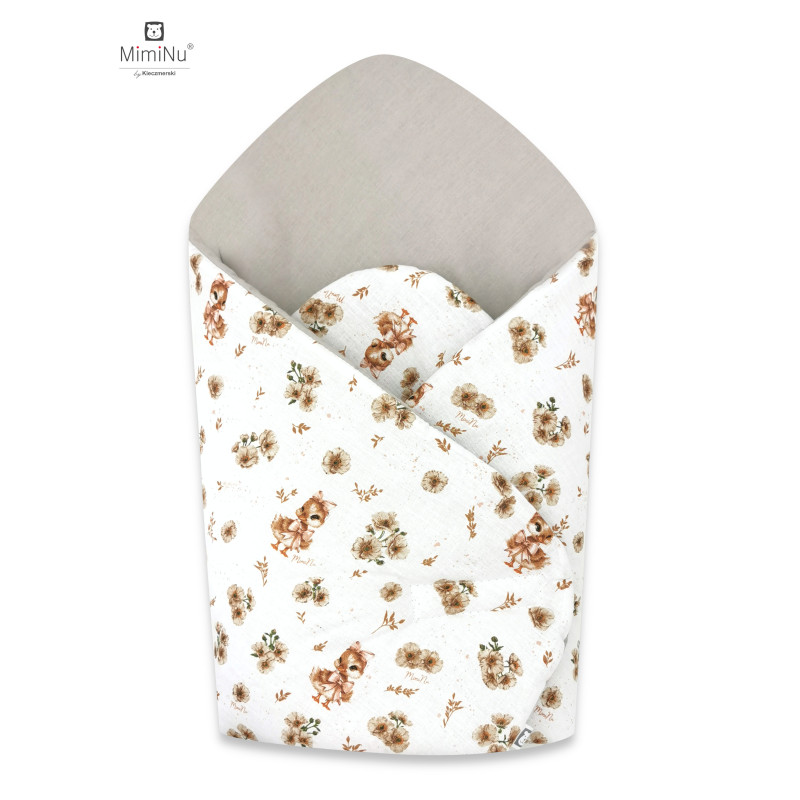 KIECZMERSKI Rożek standard 75x75 cm MIMINU DESIGN Kaczuszki beż bawełna 100%