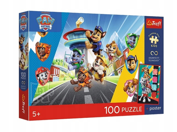 TREFL 16550 Puzzle 100 Psia przygoda / Paw Patrol
