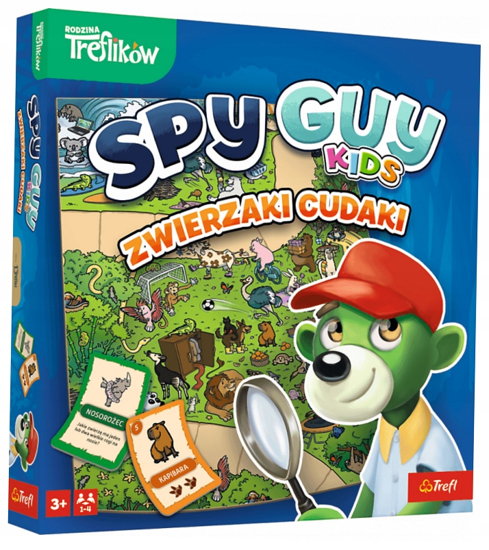 TREFL 03061 Gra SPY GUY KIDS Zwierzaki Cudaki