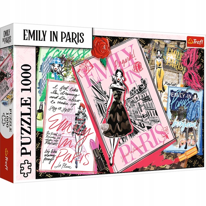 TREFL 10966 Puzzle 1000 Emily w Paryżu Magazyn Mody
