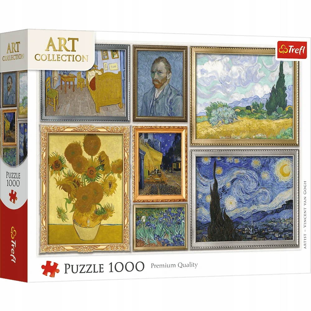 TREFL 10973 Puzzle 1000 Collection-Kolekcja Vincenta van Gogha