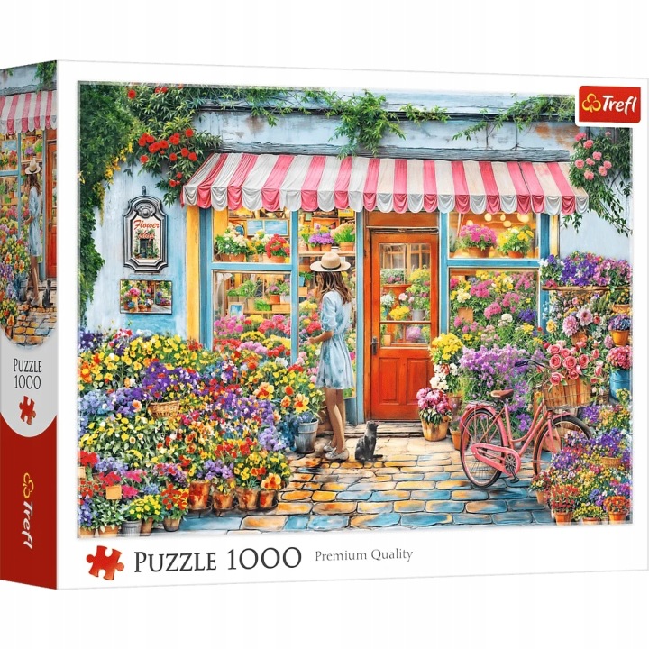 TREFL 10981 Puzzle 1000 Kwiaciarnia
