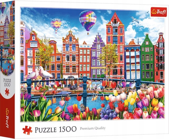 TREFL 26221 Puzzle 1500 Kolory Amsterdam