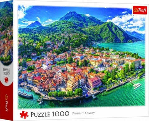 TREFL 10985 Puzzle 1000 Menaggio nad jeziorem Como, Włochy