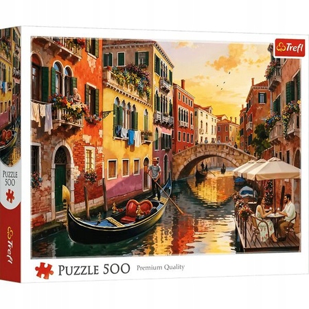 TREFL 37556 Puzzle 500 Wenecja o zachodzie słońca