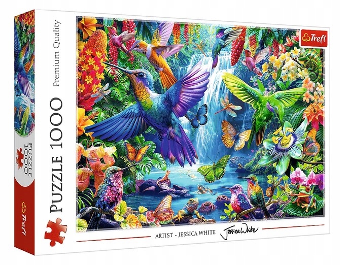 TREFL 10880 Puzzle 1000 Kolibry w tropikach
