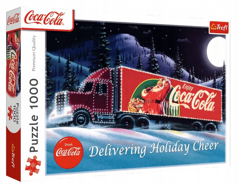 TREFL 10941 Puzzle 1000 XMAS Coca-Cola Świąteczna Ciężarówka