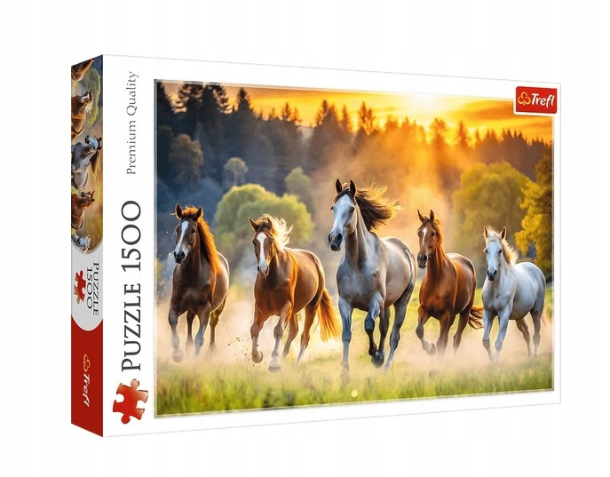 TREFL 26215 Puzzle 1500 Dzikie konie