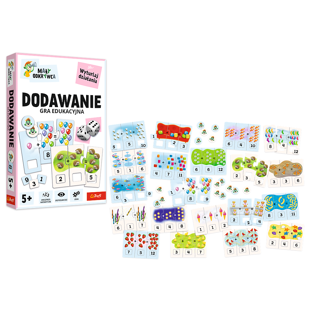 TREFL 02805 Gra Dodawanie / Mały Odkrywca