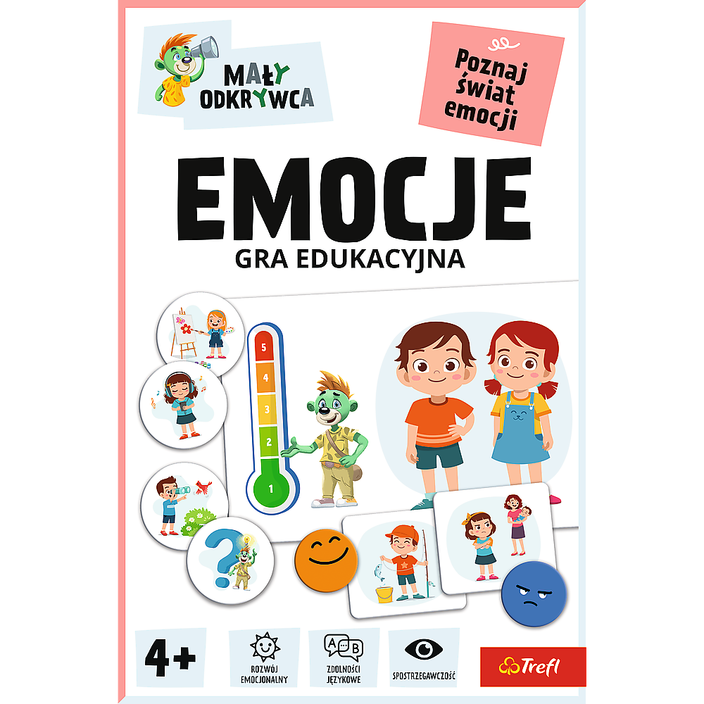 TREFL 02804 Gra Emocje / Mały Odkrywca