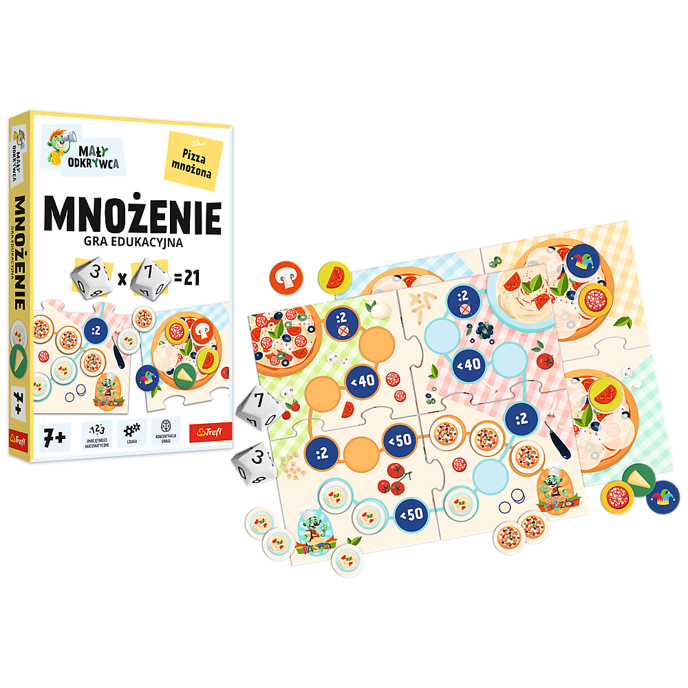 TREFL 02802 Gra Mnożenie / Mały Odkrywca