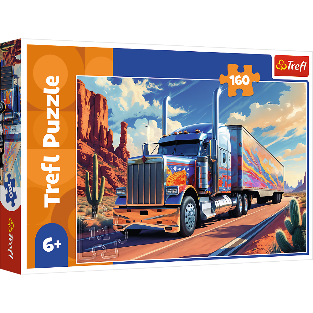 TREFL 15413 Puzzle 160 Ciężarówka w trasie