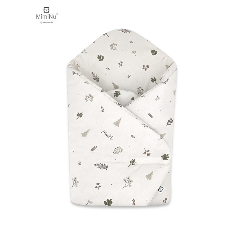 KIECZMERSKI Rożek standard 75x75 cm MIMINU DESIGN Listki bawełna 100%