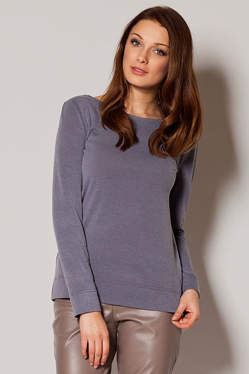 Sweter Damski Model 244 Grey - Figl28082 - Szary
