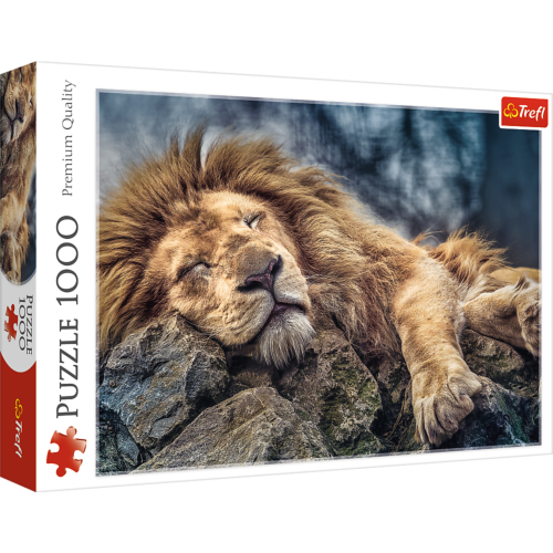 TREFL 10447 Puzzle 1000 Śpiący lew