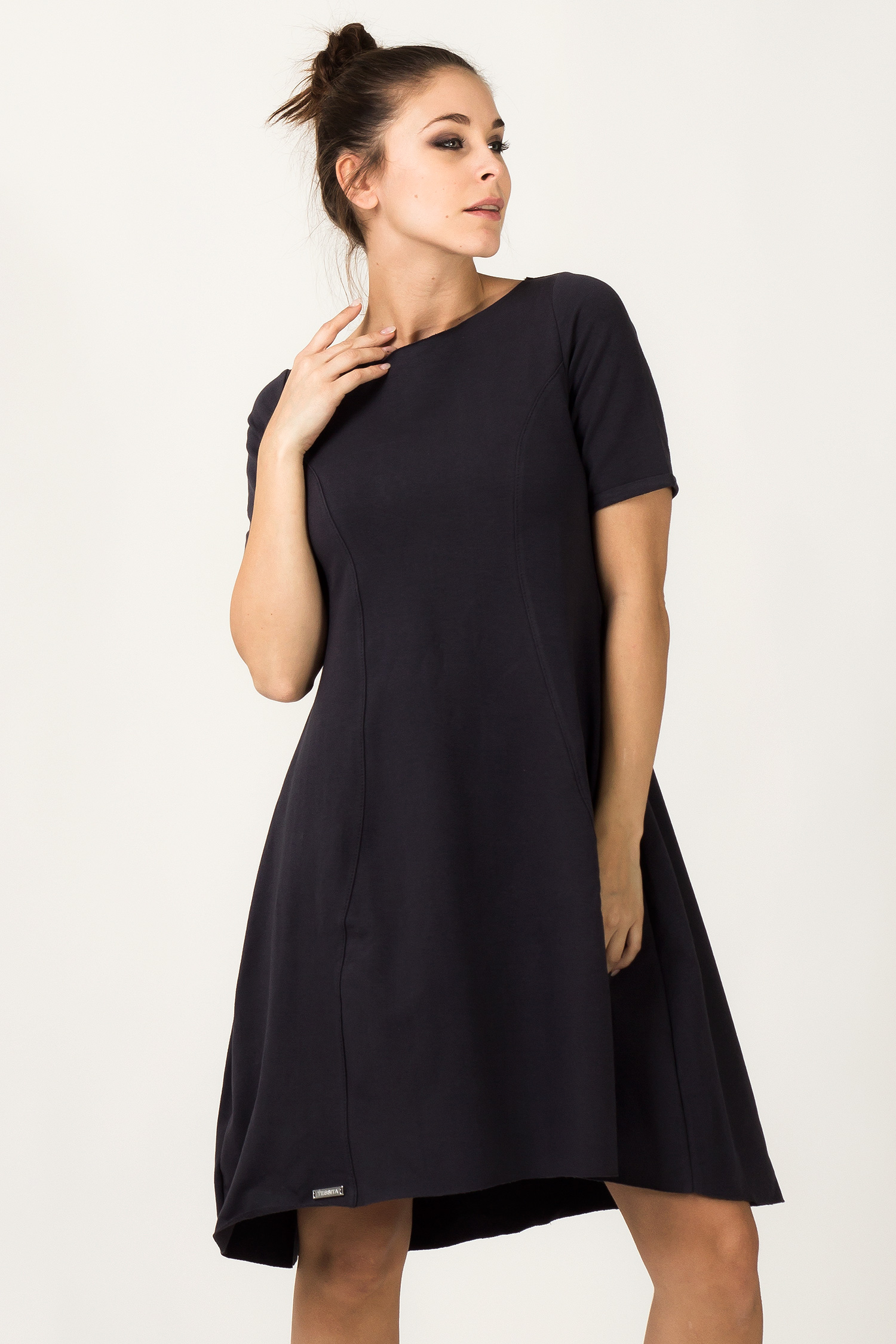 Sukienka Model Nadia 5 Navy - Tessita36033 - Niebieski