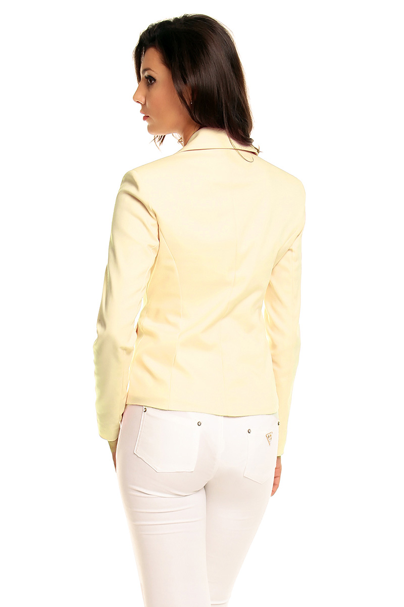 Żakiet Model 03 Light Yellow - Cabba118955 - Żółty - obrazek 2