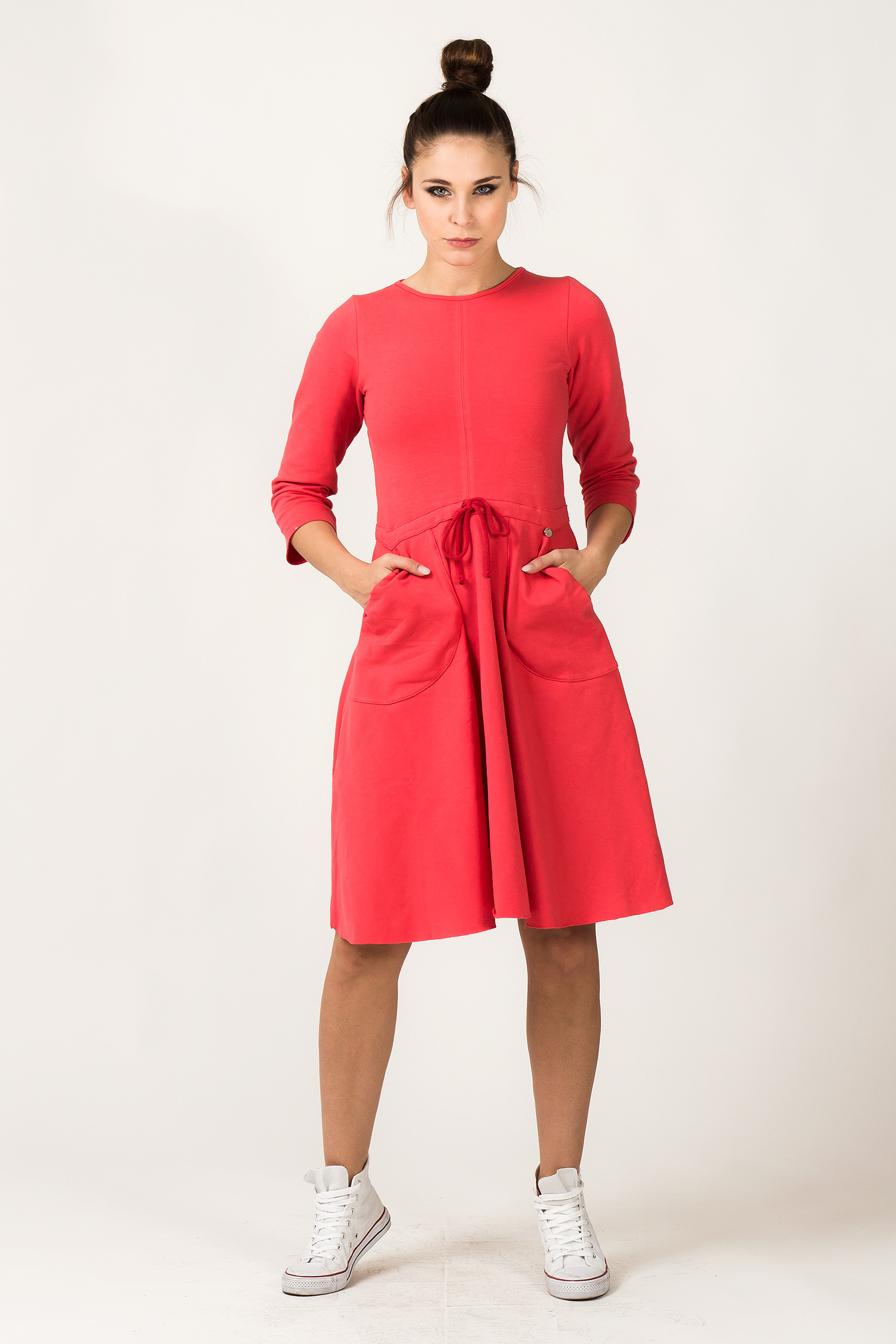 Sukienka Model Nadia 7 Coral - Tessita36102 - Różowy - obrazek 2