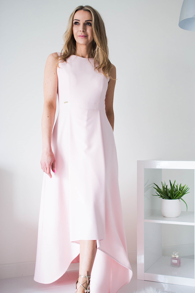 Sukienka Model Jennifer Powder Pink - Jersa119522 - Różowy