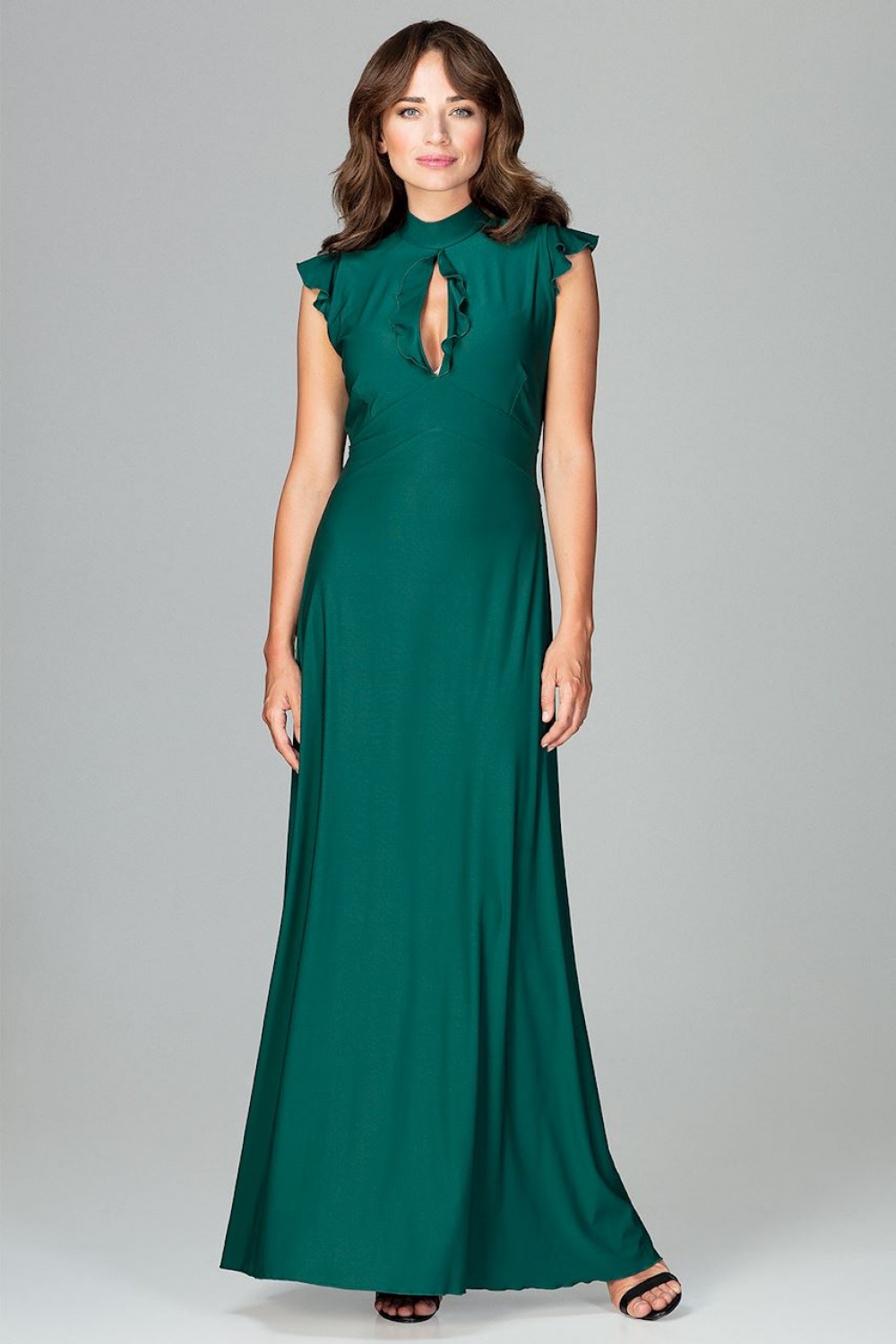 Sukienka Model K486 Green - Lenitif120754 - Zielony