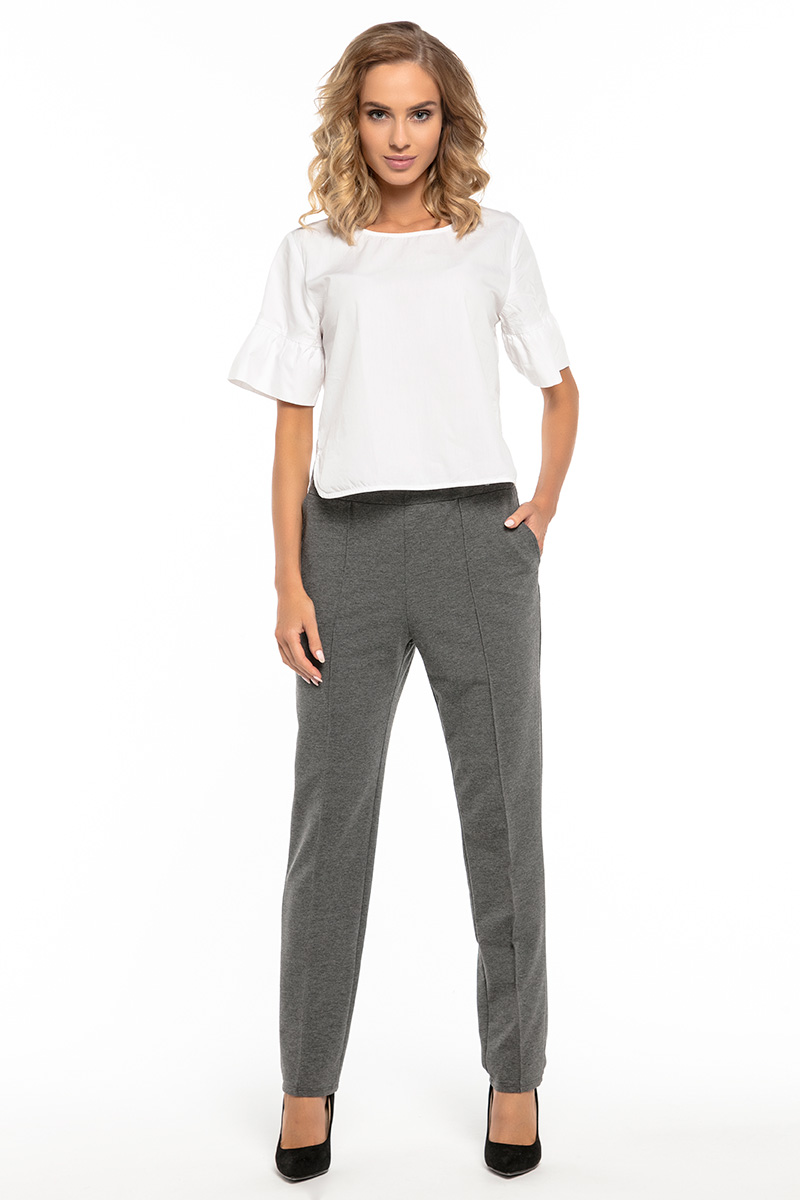 Spodnie Damskie Model T257/3 Grey - Tessita121236 - Szary - obrazek 2